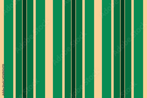 Vertical stripes in green and beige, with a retro aesthetic. Great for backgrounds, textiles, or design elements that need a balanced, classic pattern. Versatile  eyecatching