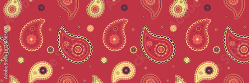 Paper heritage at seamless curve. Creativity elegance a stylish outline. Fantasy orient feminine blossom.