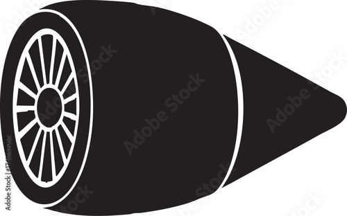 High-Performance Jet Engine — Technical Close-Up