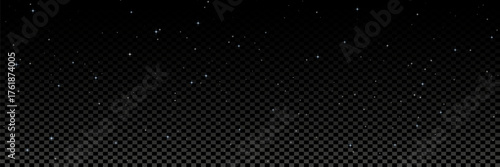 Space stars background. Universe starry pattern with glowing stars. Night sky constellations galaxy. Vector illustration.
