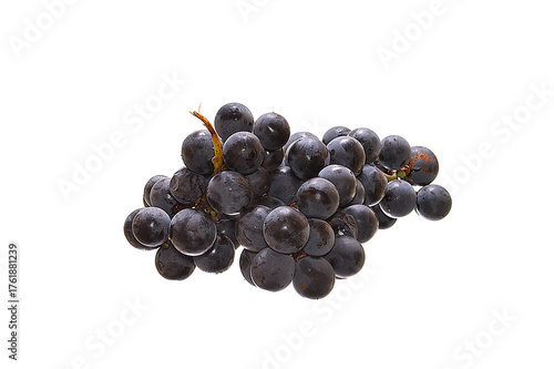 grapes isolated on white background