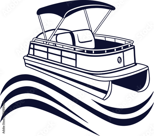 Pontoon vector Design File, Pontoon vector File, Pontoon vector Eps File