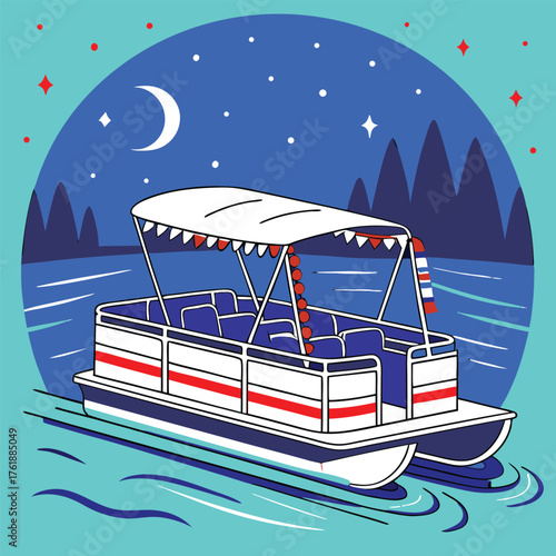 Pontoon vector Design File, Pontoon vector File, Pontoon vector Eps File