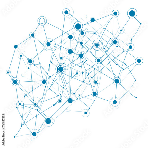flat vector illustration of network vulnerability
