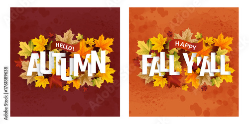 Autumn and fall y'all seasonal greetings