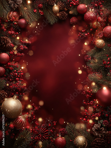 red christmas background