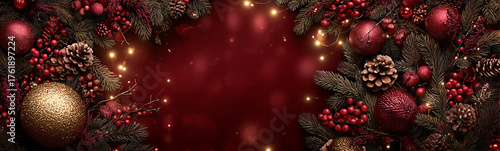 red christmas background