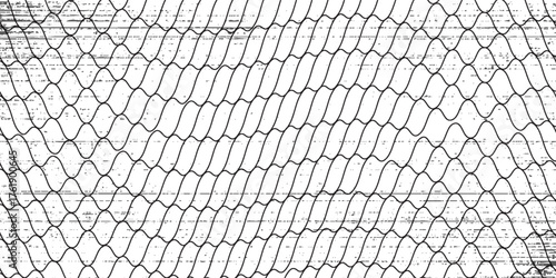 Mesh texture for fishing nets. Grunge pattern for sportswear or soccer goal volleyball net basketball modern. Simple art illustrations line soccer