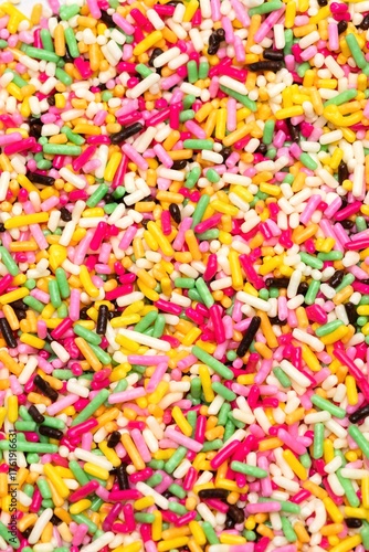 カラフルなチョコスプレー