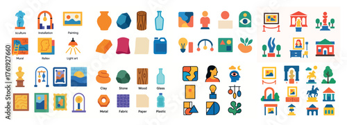 Art museum icons collection: sculpture to painting