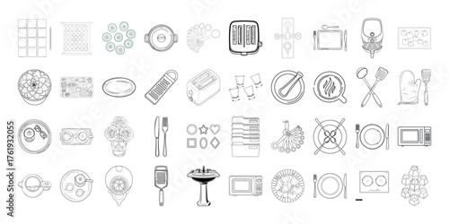 Vector art of assortment of diamond cuts and shapes
