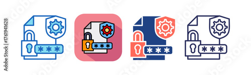 Security Settings multistyle icon