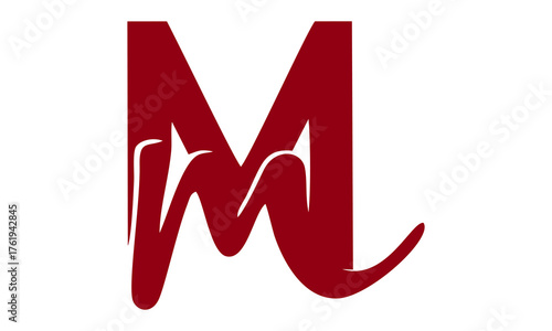 double Mm red logo vector