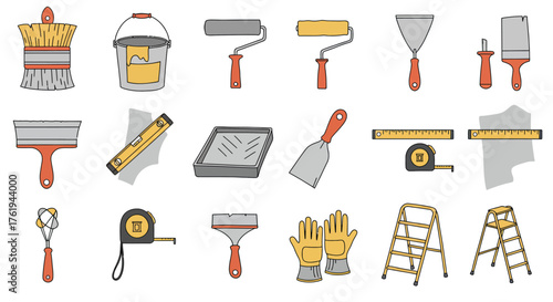 Hand Tools for Wall Renovation A Collection of Essential DIY Equipment
