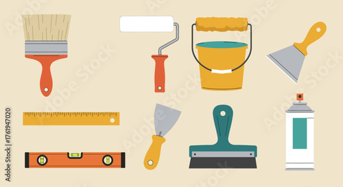 Painter's Toolkit Essential Equipment for Painting Projects and Wall Renovations