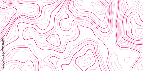 Topographic map design purple color line