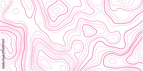 Topographic map design purple color line