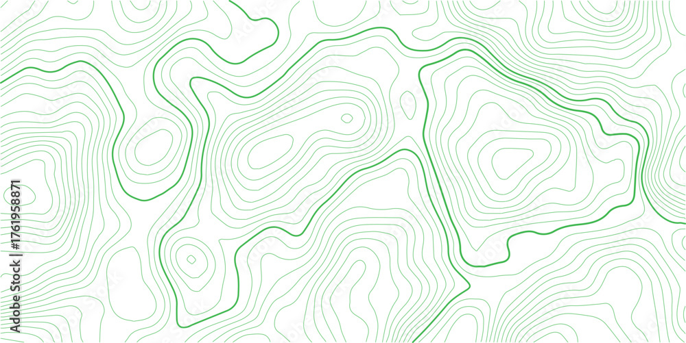 Fototapeta premium Topographic background and texture, monochrome image. Cartography Background, topographic multicolored linear background for design, abstraction with place for text.