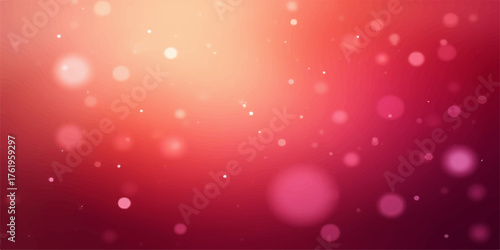 Soft focus glowing pink and red bokeh lights abstract background with subtle texture