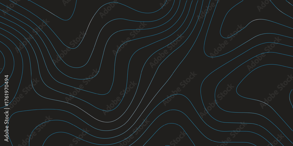Naklejka premium Abstract black and white background with a modern design and line pattern showcasing fractal technology art and swirl motion