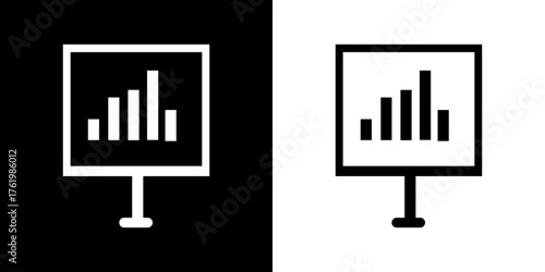 laptop or computer screen vector logo