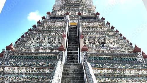 Ornate Temple Staircase