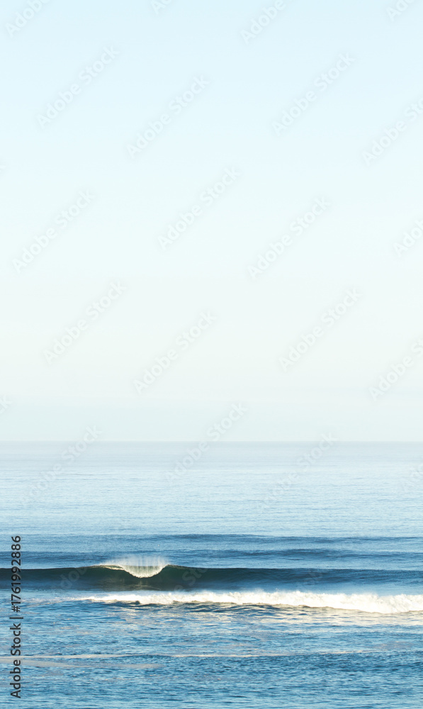 Fototapeta premium Blue A-Frame Wave