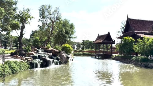 Serene Traditional Garden Scene