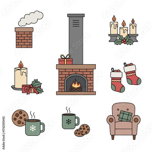 Collection of twelve beautifully decorated Christmas trees, adorned with lights and ornaments, ready for holiday festivities