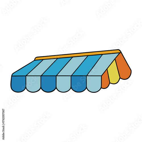 A powerful blue tornado twists and roars, swirling with fierce energy, lifting debris into the air, a dramatic force of nature captured in dynamic motion.
