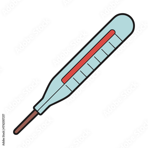 A sleek medical thermometer for accurate body temperature checks, featuring a digital display and easy-to-use design, perfect for home or clinical use.
