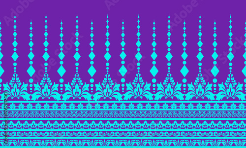 Classic Damask Seamless
Pattern - Vector Illustration for Elegant Textile
Design,Damask,Jacquard loom, Brocade, Satin weave,ethnic, geometric, textile, fabric, motif, retro