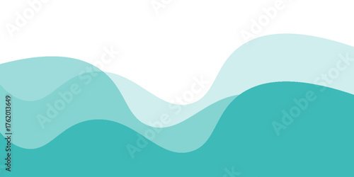 Refreshing shimmering water abstract background frame vector illustration material