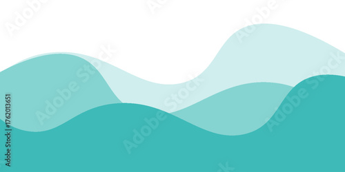 Refreshing shimmering water abstract background frame vector illustration material