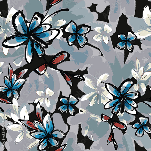 Hand drawn vector illustration Oil on canvas. colorful paint brush stroke painting, Abstract art vector illustration. Brushstrokes of paint. modern Art. Prints, wallpapers.