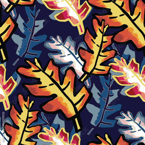 Hand drawn vector illustration Oil on canvas. colorful paint brush stroke painting, Abstract art vector illustration. Brushstrokes of paint. modern Art. Prints, wallpapers.