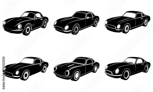 Classic cars collection perfect for automotive enthusiasts, collectors, and vintage car lovers, capturing the elegance and timeless design of iconic automobiles