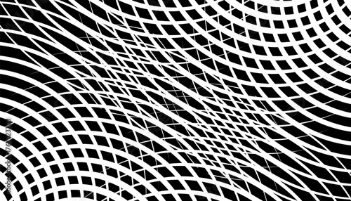 Wallpaper Mural Black and white abstract and dynamic pattern with grunge effect for sporty background and design element. Vector Format Illustration.  Torontodigital.ca
