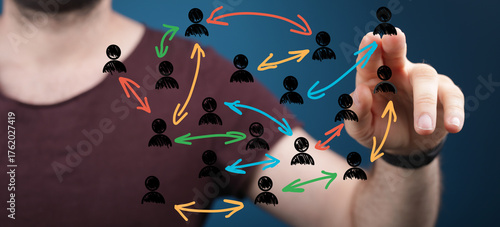 Foto Image depicting networking, connections and communication