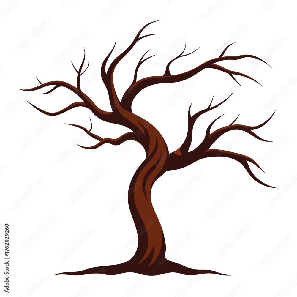 Obraz premium tree silhouette vector