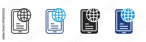 Global icon set multiple style collection