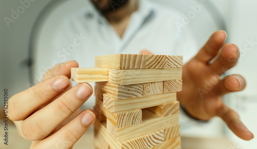 Close-up shot of a person c...