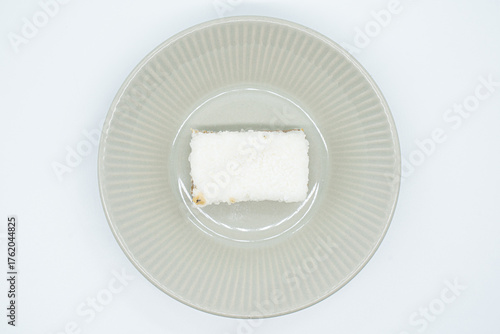 Korean traditional rice cakes served in a bowl