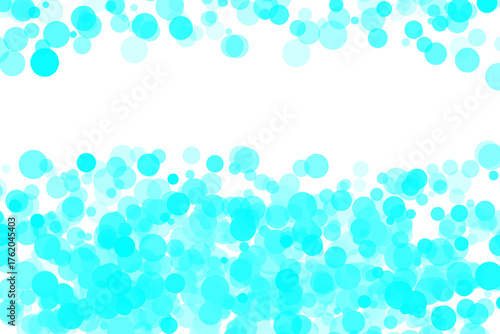 Bold Cyan Background With Horizontal White Stripe blue turquoise