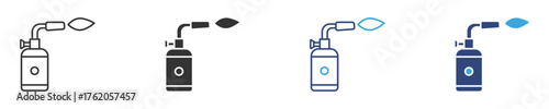 Blowtorch icon set,  vector illustration .