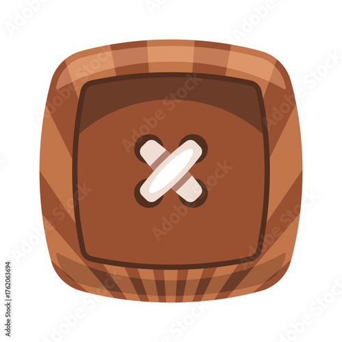 Cartoon sewing button fabric decoration