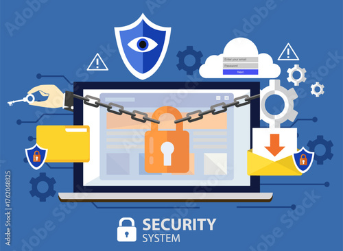 AI security background icons and vector file