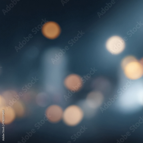 Elegant bokeh background with warm golden and cool blue hues. Abstract, dreamy, and versatile. Ideal for overlays, textures, or background for festive, elegant, or dreamy designs.