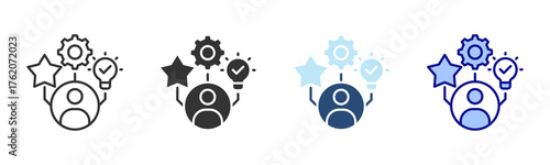 Skill Icon Set. Designed In Multi Style