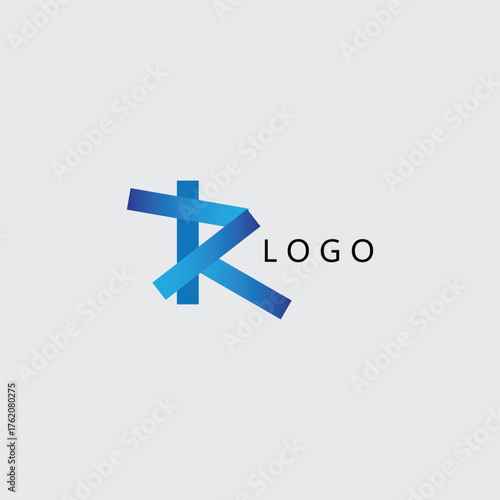 Free Download Modern r lettermark logo design with vibrant color palette - GFXLoad